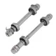 14CM 18CM Bicycle Wheel Hub Axle Bicycle Front/rear Axle Lever Front Rear 6000 Bearing Solid Shaft