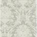 Seabrook Designs Villa Framed Damask Unpasted Wallpaper