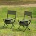 2-piece Folding Outdoor Chair - 19.3"L x 15.35"W x 30.5 "H