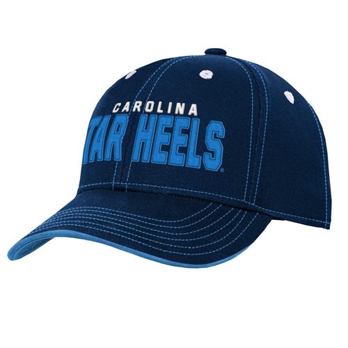 Jugendmarine North Carolina Tar Heels Old School Slouch verstellbare Mütze