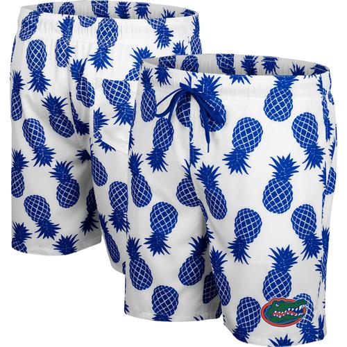 Badeshorts für Herren in Colosseum-Weiß/Royal Florida Gators Ananas