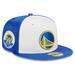 Men's New Era White Golden State Warriors Throwback Satin 59FIFTY Fitted Hat