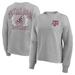 Women's Fanatics Branded Heather Gray Texas A&M Aggies Ready Play Crew Pullover Sweatshirt