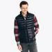 Nautica Men's Sustainably Crafted Reversible Mixed Media Quilted Vest True Black, XS