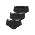 Slip NIKE UNDERWEAR "BRIEF 3PK" Gr. L (50), schwarz (black) Herren Unterhosen Slips