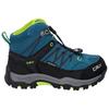 CMP - Kid's Rigel Mid Trekking Shoes Waterproof - Wanderschuhe 34 | EU 34 blau/schwarz