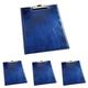 Durable Blockmappe A4, aufklappbar mit Federklemme und Innentaschen, blau, 235506 (Packung mit 4)