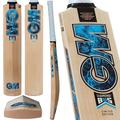 Gunn & Moore GM, DIAMOND, Ben Stokes Range, Cricket Bat, DXM, TOETEK, NOW Technologies, Prime English Willow, Made In England,Blue,Size 5 - User height 150-157cm