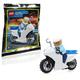 LEGO City Minifigure: Police - Motorcycle Police Officer (with Sunglasses and Motorcycle) 60141