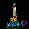 Led Light Kit for Lego Lighthouse, Led Lighting Set for Lego 21335 Motorised Lighthouse - Not Include Models, Just Light Set(Remote Control Version)