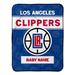 LA Clippers 30" x 40" Personalized Baby Blanket