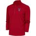 Men's Antigua Red Texas Rangers Patriotic Tribute Quarter-Zip Pullover Top