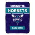 Charlotte Hornets 30" x 40" Personalized Baby Blanket
