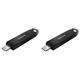 SanDisk Ultra USB Type-C Flash-Laufwerk Smartphone Speicher 64 GB (Mobiler Speicher, USB 3.1 Gen 1, SanDisk SecureAccess-Software, 150 MB/s Lesen, USB Laufwerk) (Packung mit 2)