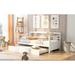 Elegant Design Twin Size Daybed Wood Bed Kids Bed ith Twin Size Trundle