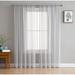 Home & Linens Sheer Voile Window Treatment Rod Pocket Curtain Panels for Bedroom, Living Room, Kitchen - Set of 2 panels