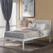 Elegant & Simple Twin Size Upholstered Platform Bed House Bed Kids Bed Sleigh Bed with Headboard/Footboard/Wood Slat Support