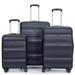 3 Piece Luggage Sets Expandable Lightweight Suitcase with TSA Lock