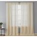 Home & Linens Dubai Premium Soft Decorative Ombre Lace Semi Sheer Light Filtering Rod Pocket Window Curtain Panels - Set of 2