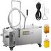 VEVOR 58L 116LBs Oil Capacity Oil Filtration System Fryer Filter W/ Stainless Steel Lid