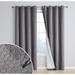 Home & Linens Dhaka Pattern 100% Complete Blackout Thermal Insulated Double Layer Window Curtain Grommet Panels, Set of 2