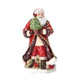 Fitz and Floyd Chalet Holiday Musical Santa 10.25In - N/A