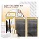 Individual Eyelashes 480 Cluster Lashes QUEWEL DIY Lash Extensions Kit, Eyelash Applicator, Lash Clusters Glue Remover, Long-lasting Glue and Overnightseal for Beginner to Apply(JMS D MIX)