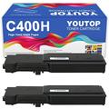 YOUTOP Remanufactured 2PK C400 Black Toner Cartridge 10400 Pages Replacement with Xerox VersaLink C405 C400 C405DN C400DN C405N C400N C400V C405V Printers (106R03528 )