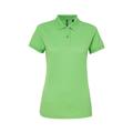 Asquith & Fox Womens/Ladies Short Sleeve Performance Blend Polo Shirt (Lime) - Green - Size X-Small