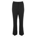 Bonmarche Bootleg Tailored Trousers - Black - Size 18