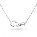 Sterling Silver Infinity Necklace 91161RP