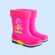 Bottes imperméables en coton pour filles chaussures de princesse motif de pluie dessin animé à