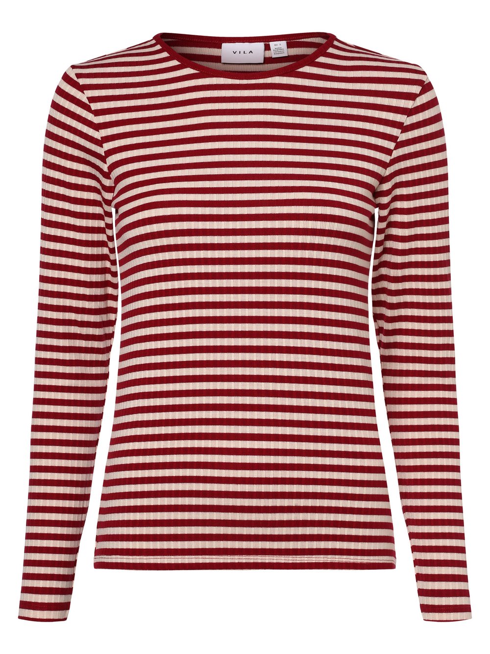 Vila Langarmshirt Damen himbeer, XS