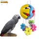 Bird Chew Toy with Bells for Parrot Macaw African Greys Eclectus Cockatoo Budgies Parakeet Cockatiel