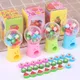 Creative Gashapon Machine Erasers 12pcs Cute Mini Rubber Erasers Korean Stationery Kid Toys