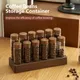 Coffee Beans Storage Container Tube Display Rack Tea Bottle Glass Single Dose Espresso Accessory