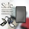Metall Kredit Business Mini-Karte Brieftasche Mann Frauen sichern RFID Einzahlung und Auszahlung