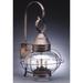 Northeast Lantern Onion 25 Inch Tall 2 Light Outdoor Wall Light - 2571-DAB-LT2-CSG