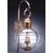 Northeast Lantern Onion 28 Inch Tall 3 Light Outdoor Wall Light - 2851-AC-LT3-CLR