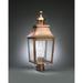 Northeast Lantern Sharon 25 Inch Tall Outdoor Post Lamp - 5543-DAB-CIM-CLR