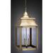 Northeast Lantern Concord 24 Inch Tall 3 Light Outdoor Hanging Lantern - 5652-VG-LT3-CLR