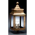 Northeast Lantern Concord 28 Inch Tall 3 Light Outdoor Post Lamp - 5653-DAB-LT3-SMG