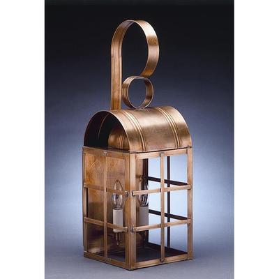 Northeast Lantern Adams 22 Inch Tall 2 Light Outdoor Wall Light - 6141-DAB-LT2-SMG