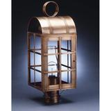 Northeast Lantern Adams 22 Inch Tall Outdoor Post Lamp - 6153-DAB-CIM-CLR