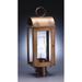 Northeast Lantern Livery 21 Inch Tall Outdoor Post Lamp - 8043-DAB-CIM-SMG