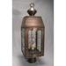 Northeast Lantern Woodcliffe 22 Inch Tall 3 Light Outdoor Post Lamp - 8343-AC-LT3-CSG