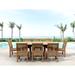 Bahama Sahara 9-Pieces 87" Oval Dining Set