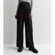 Maternity Black Elasticated Trousers New Look