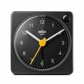 Braun Classic Travel Analogue Alarm Clock With Snooze And Light - Black