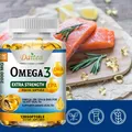 Omega 3 Fish Oil Capsules Support Brain Nervous System Good Cardiovascular Anti-inflammatory
